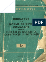 IZ - Indicator de Norme de Deviz Pentru Lucrari de Izolatii