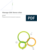 Manage Qlik Sense Sites