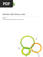 Monitor Qlik Sense Sites