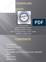 QUANTUM TUNNELING AND TUNNEL DIODES
