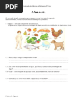 Ciências 5 - Agua e Ar