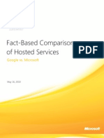 Hosted Services Comparison Whitepaper - Google vs Microsoft