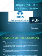 Leather & Engi. Division: Tata International LTD