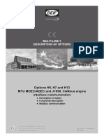 Option H5, H7 and H13 MTU MDEC, ADEC, J1939 CANbus Engine Interface 4189340674 UK, Rev. I PDF