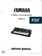 Yamaha cs-5 Synthesizer SM PDF