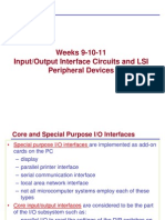 Weeks 9-10-11 Input/Output Interface Circuits and LSI Peripheral Devices