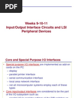 Weeks 9-10-11 Input/Output Interface Circuits and LSI Peripheral Devices