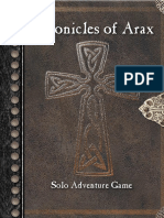 Chronicles of Arax - Solo Adventure (Updated)