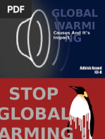 Global Warming-Causes And It’s Impact