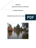 Contaminacion Quimica de Lagua ( Xochimilco)