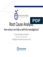 Root Cause Analysis - How Science Can Help Us With The Investigations