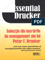 Drucker P F - Lucrari Esentiale de Management