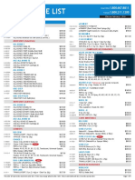 Price List: ADHESIVES (Universal)