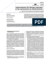 Aerogeneradores (II) : Riesgos Laborales en Las Operaciones de Mantenimiento