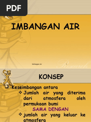 Imbangan Air Pdf