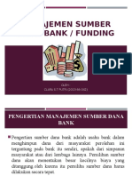 MANAJEMEN SUMBER DANA BANK