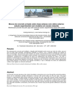 Blocos de Concreto Armdao Sobre Duas Estacas Com Cálice Externo_estudo Experimental Com Modelos Em Escala Reduzida