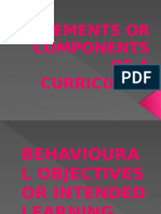 Elements or Components of A Curriculum - pptx44444444444444444