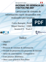 GP Terceros PMI Peru Congreso 2007