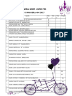 Senarai Nama Murid Prs 2017