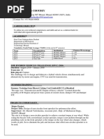 Sumit Choubey CV 2016