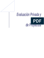 Evaluacion Privada y Social de Proyectos