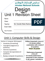 unit 1 design exam