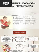 Download Laporan Hasil Wawancara Dengan Pedagang Jamu by Alfi Nurfauziah Rahayu SN336585833 doc pdf