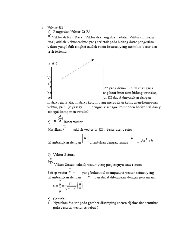 Dokumen Tips Pengertian Vektor Di R2