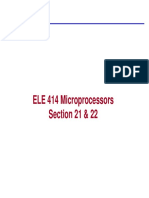 ELE 414 Microprocessors Section 21 & 22