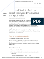 Use Goal Seek To Find The Result You Want by Adjusting An Input Value - Excel