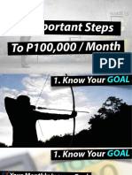 8 Steps To 100K Month