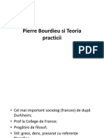 Pierre Bourdieu Si Teoria Practicii