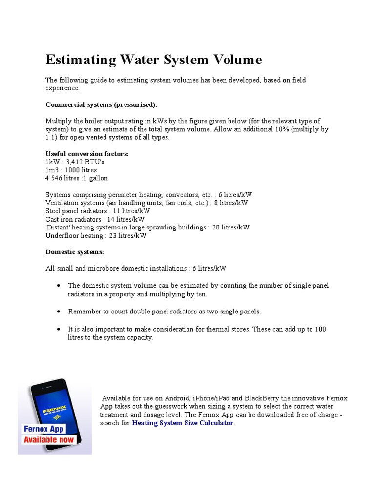 Gallon to Litres Water Conversion Guide | PDF