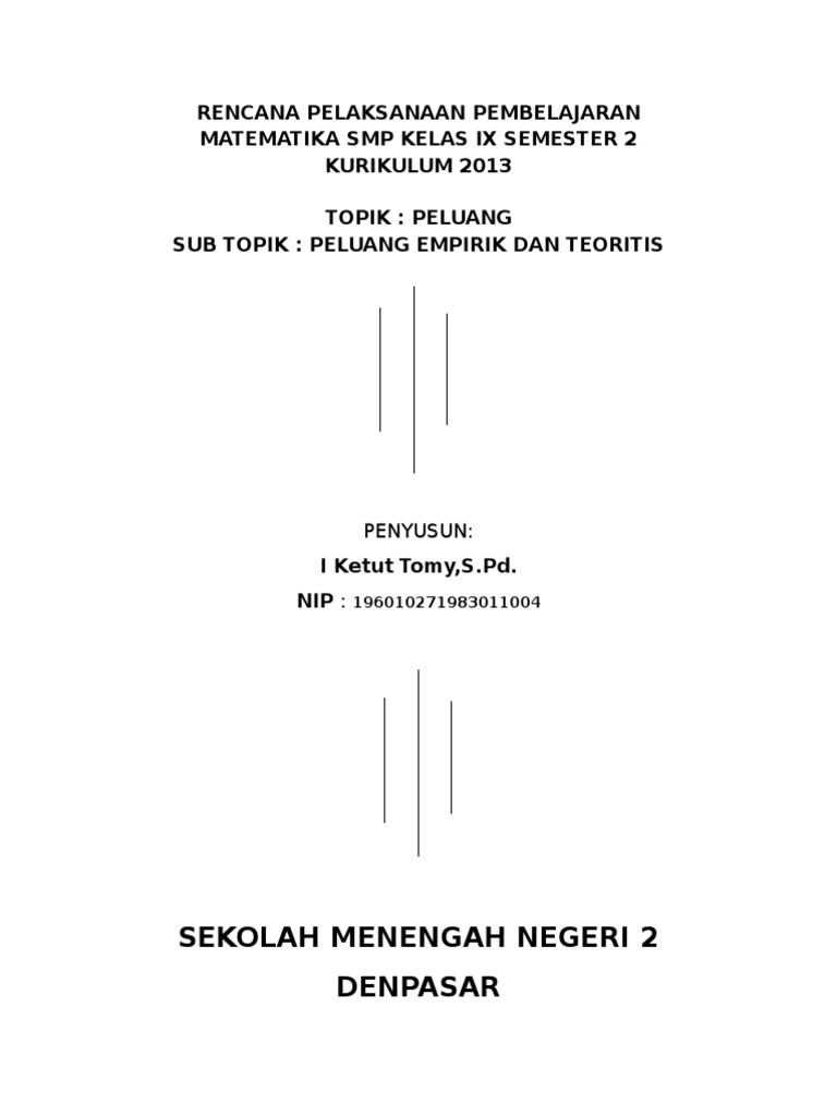 Rpp 2 Peluang Empirik Dan Teoritis