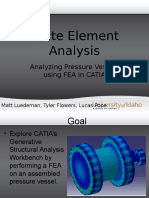 Finite Element Analysis: Analyzing Pressure Vessels Using FEA in CATIA