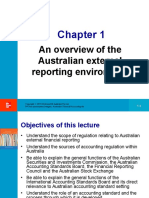 An Overview of The Australian External Reporting Environment