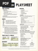 Playsheet: Turn Sequence Shooting