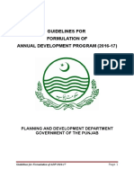 Guidelines For Formulation of Annual Development Program (2016-17)