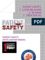 Patient Safety Latar Belakang