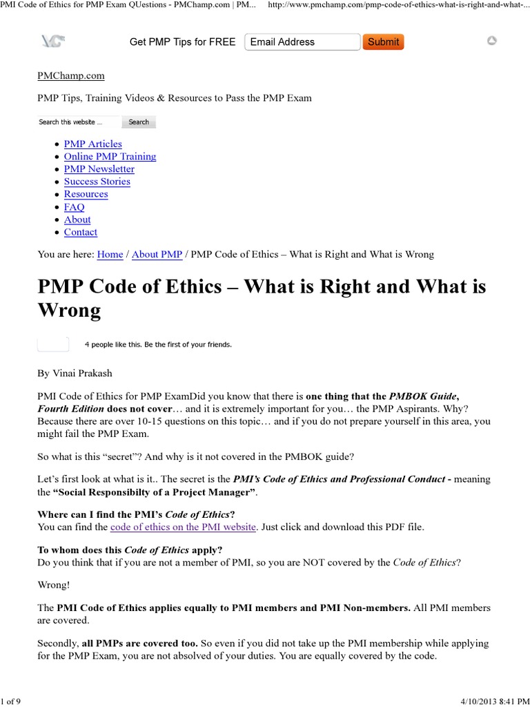 PMP Antworten
