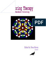 Adult Coloring Therapy Book - Mandala PDF