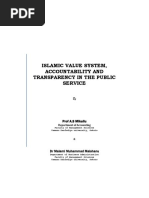 Islamic Value System Accountability And