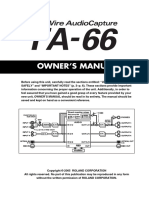Owner'S Manual: FA-66 - e.book 1 ページ ２００７年８月２３日 木曜日 午後３時２３分
