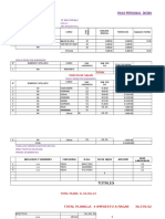 Planilla de Construcción Civil en Excel