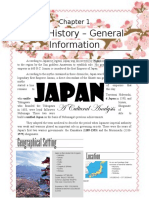 Brief History - General Information: D Japan in 1590, and