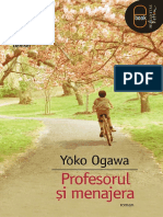 Yoko Ogawa - Profesorul Si Menajera PDF