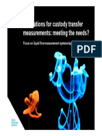 Regulations For Custody Transfer Liquid Meters Smits