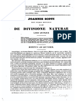 Scoto Eriugena (De Divisione Naturae) PDF