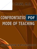 Confrontation As A Mode of Teaching - James Mann M D